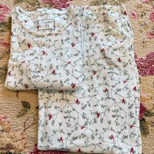 Charter Club Intimates Women’s Soft Knit 2Pc L/S Top & Pant Lounge Pajama Set M